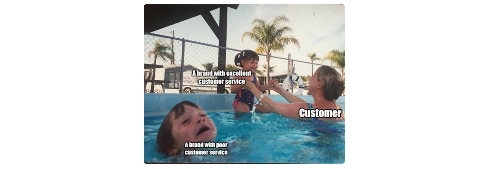 Brand with excellent customer service